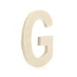 Small Wooden Letter G 6.5cm  image number 1