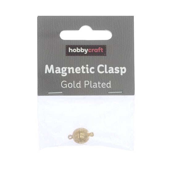 Gold Plated Magnetic Clasp 10mm image number 1