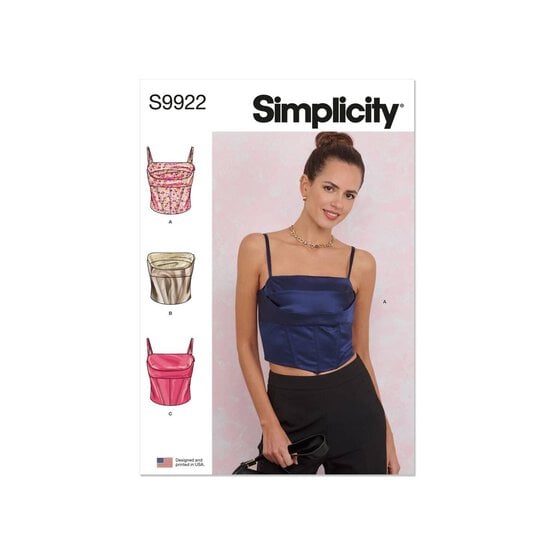Simplicity Women's Corsets  Sewing Pattern S9922 (U5 16-24) image number 1