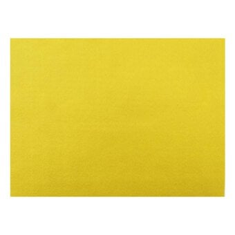 Yellow Polyester Felt Sheet A4
