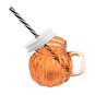 Orange Glass Drinking Bottle image number 3