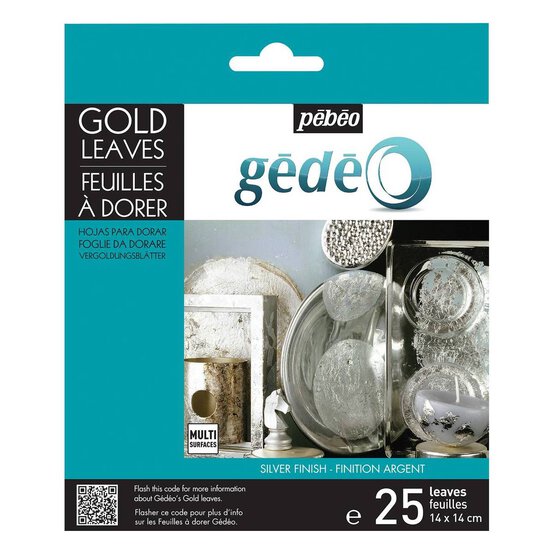 Gedeo Silver Gilding Leaves 25 Pieces image number 1