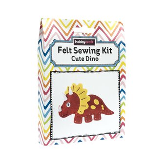 Cute Dino Felt Sewing Kit