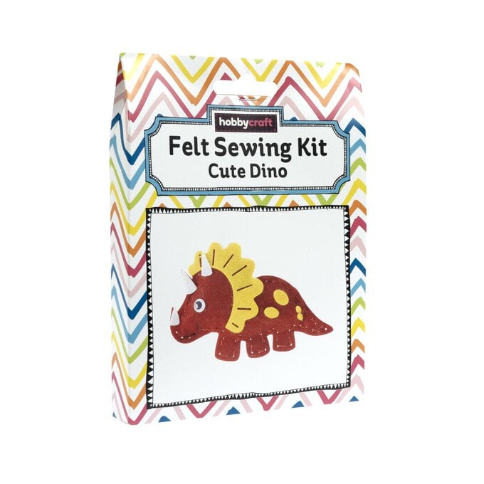 Cute Dino Felt Sewing Kit image number 1