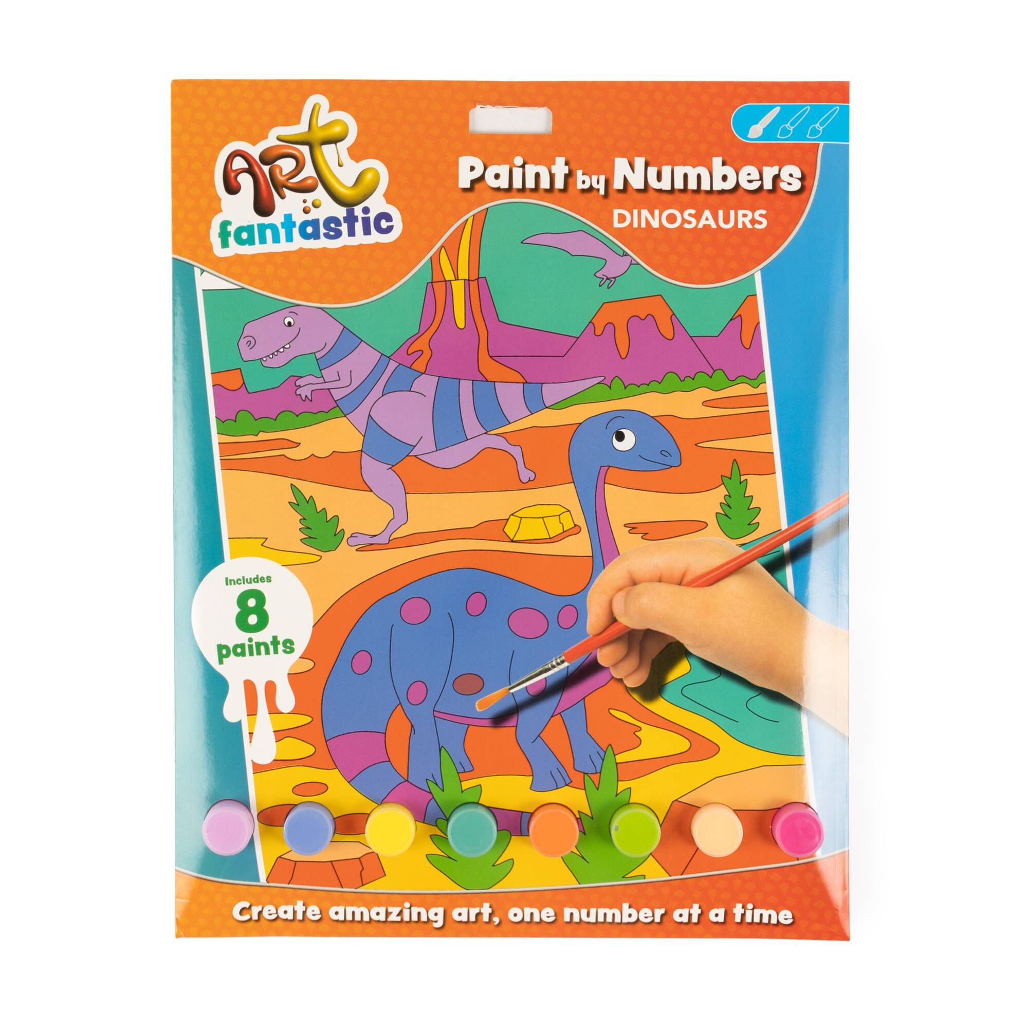 Dinosaur Paint by Numbers Hobbycraft