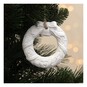 Hanging Ceramic Wreath Decoration 9cm image number 1