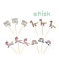 Whisk Unicorn, Rainbow and Llama Cake Toppers 12 Pack image number 1