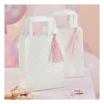 Ginger Ray Iridescent Party Bags with Tassels 5 Pack image number 2
