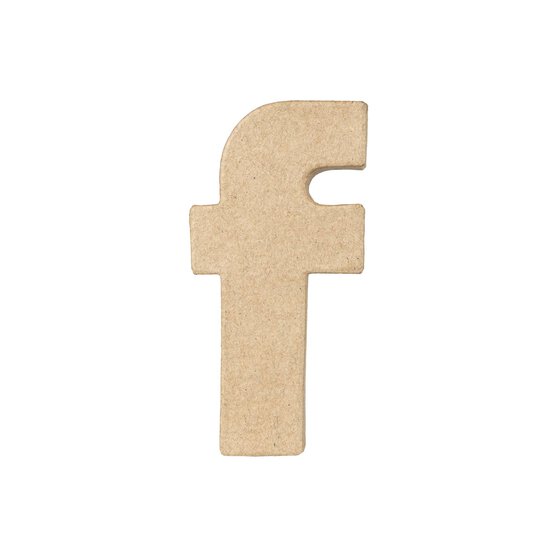 Lowercase Mini Mache Letter F image number 4