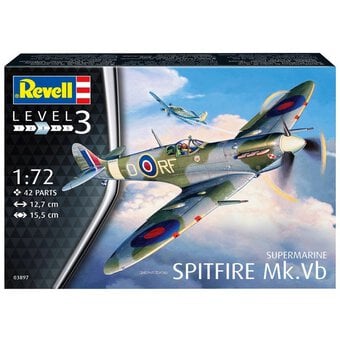 Revell Supermarine Spitfire Mk.Vb Model Plane Kit 1:72 image number 5