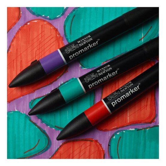 Winsor & Newton Secondary Colours Promarkers 3 Pack image number 2