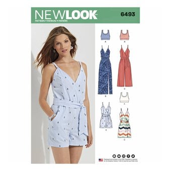 New Look Jumpsuit and Dress Sewing Pattern 6493 (6-18)