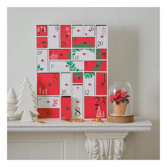 Mixed Wooden Advent Calendar Drawers