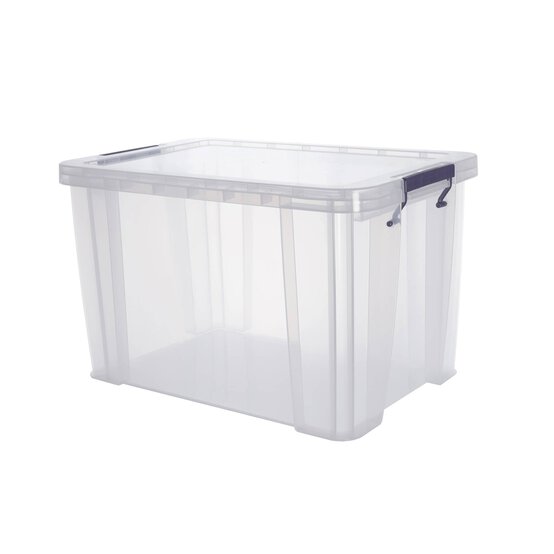 Whitefurze Allstore 26 Litre Clear Storage Box  image number 1