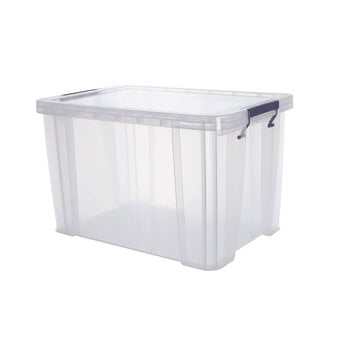 Whitefurze Allstore 26 Litre Clear Storage Box 
