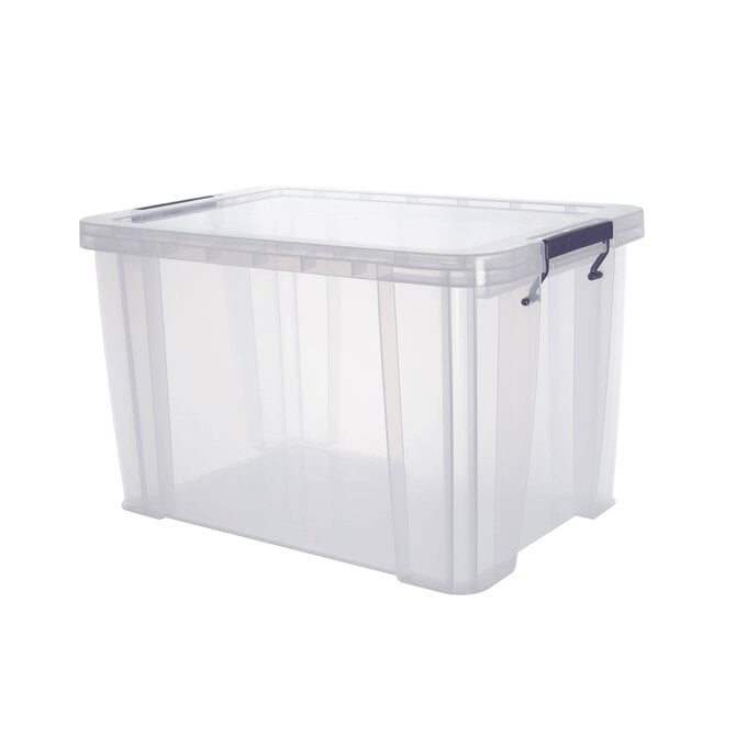 Whitefurze Allstore 26 Litre Clear Storage Box  image number 1