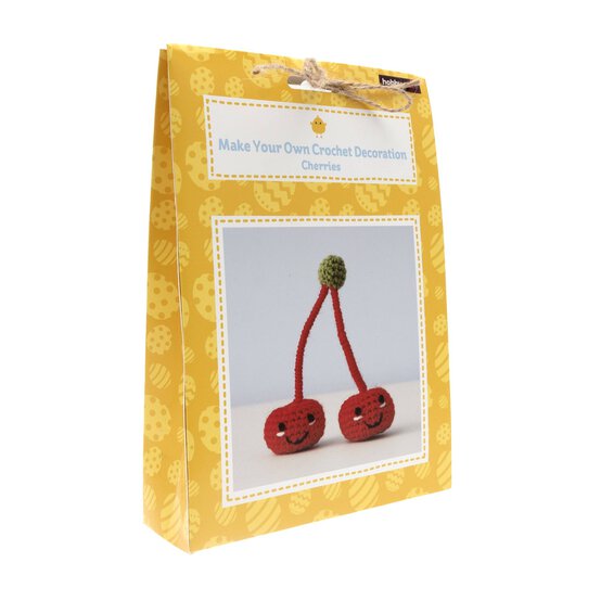 Make Your Own Crochet Cherries Kit image number 4