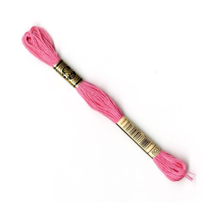 DMC Pink Mouline Special 25 Cotton Thread 8m (603)
