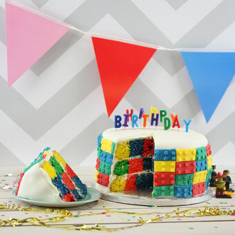 How to Make a Lego Checkerboard Cake
