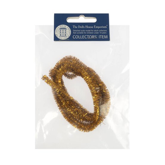 Doll&rsquo;s House Gold Christmas Tinsel image number 4