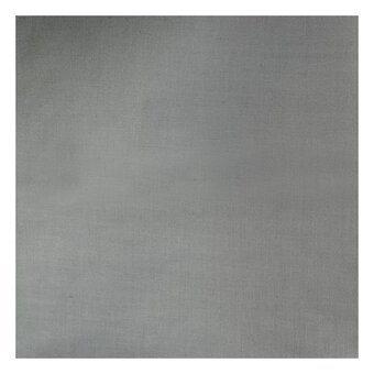 Silver Polycotton Fabric by the Metre image number 2
