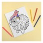 Rabbit Colour-in Canvas image number 2