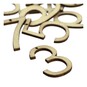 Natural Wooden Numbers 30 Pieces image number 3
