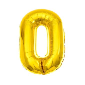Extra Large Gold Foil Letter O Balloon