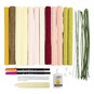 Crepe Paper Bouquet Craft Kit image number 2