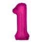 Extra Large Pink Foil 1 Balloon image number 1