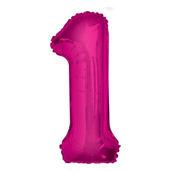 Extra Large Pink Foil 1 Balloon