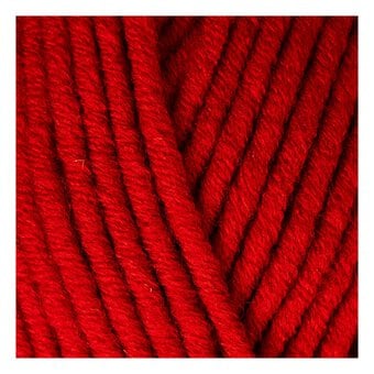 Women’s Institute Dark Red Soft and Chunky Yarn 100g image number 2