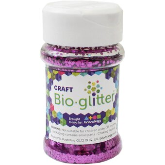 Brian Clegg Purple Craft Biodegradable Glitter 40g image number 3