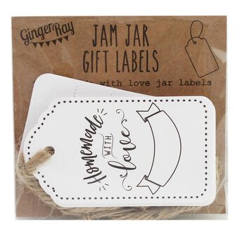 Ginger Ray Monochrome Homemade Gift Tags 10 Pack image number 2