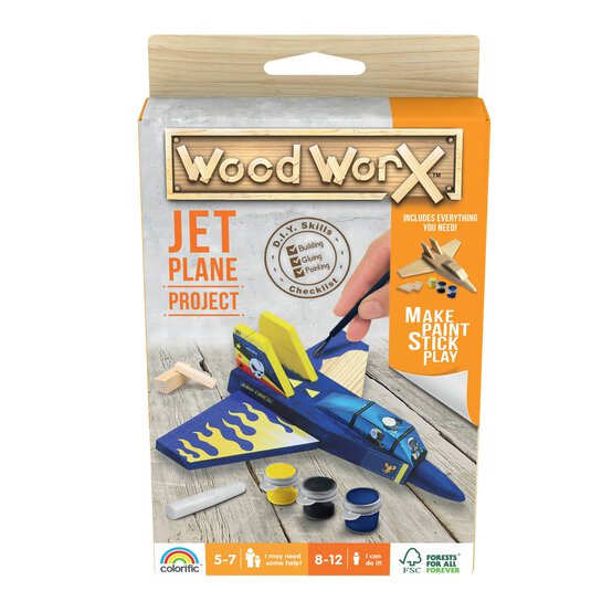 Wood WorX Jet Plane Project Kit image number 1