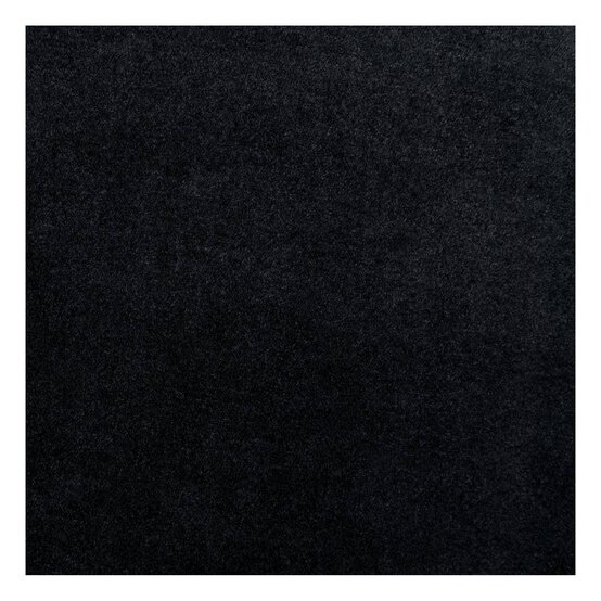 Black Cotton Velvet Fabric by the Metre image number 2