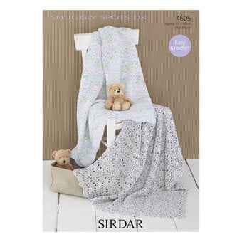 Sirdar Snuggly Spots DK Blanket Digital Pattern 4605