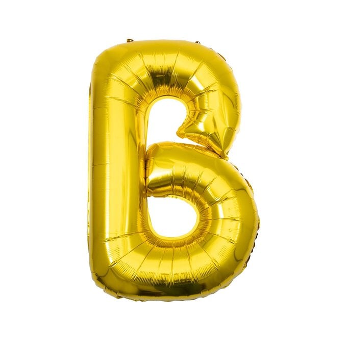 Extra Large Gold Foil Letter B Balloon image number 1