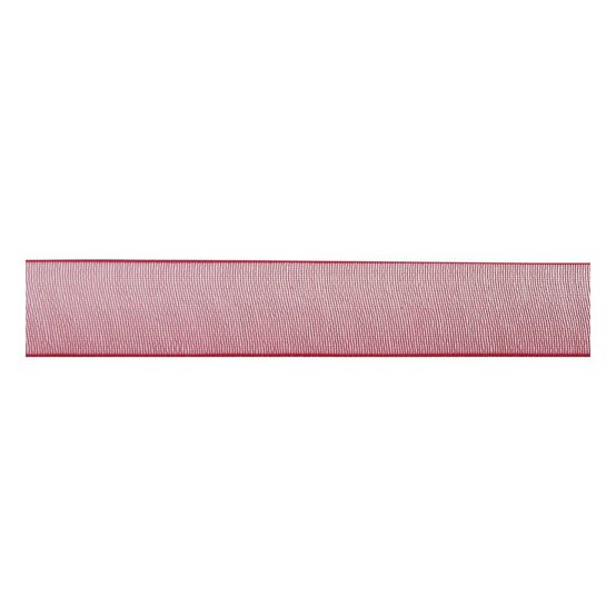 Wine Organdie Ribbon 12mm x 6m image number 2
