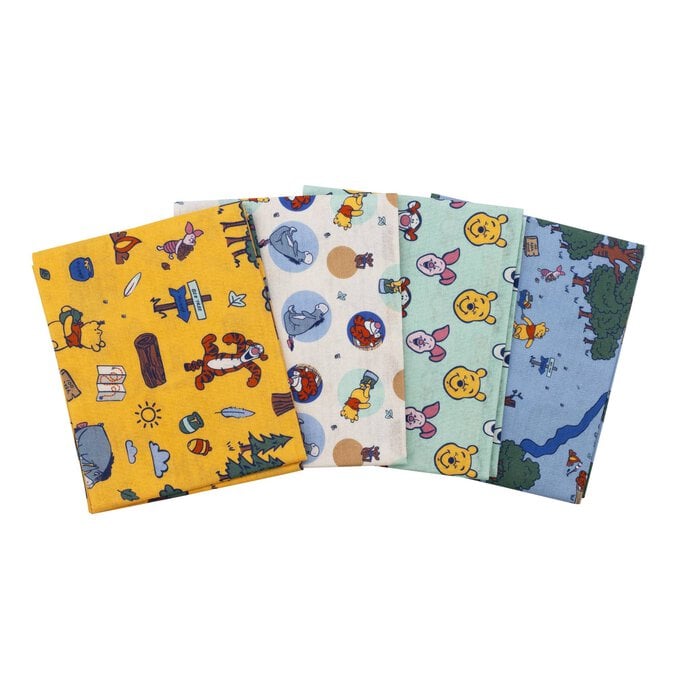 Winnie the Pooh Classic Cotton Fat Quarters 4 Pack image number 1