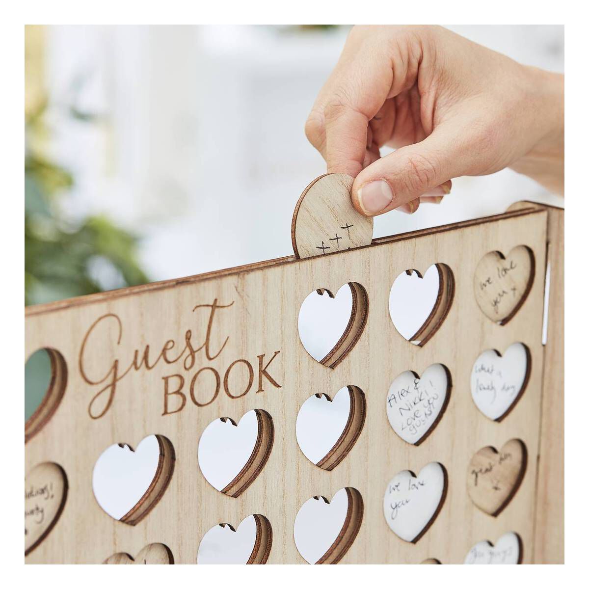 Four in a Row Wedding Guestbook Hobbycraft