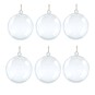 Fillable Baubles 6cm 6 Pack image number 1