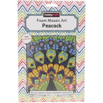 Foam Mosaic Art Peacock image number 3