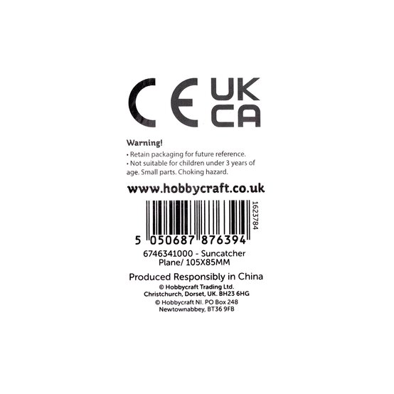 Plane Plastic Suncatcher image number 4