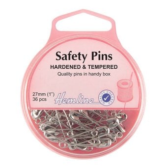 Hemline Safety Pins 36 Pack