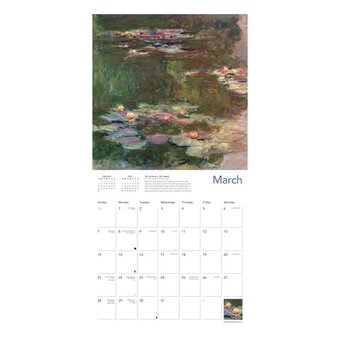 Monet&rsquo;s Waterlilies Wall Calendar 2027