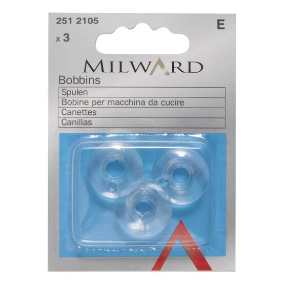 Milward Singer Class 66k Plastic Bobbins 3 Pack image number 1