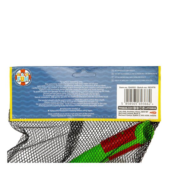 Deluxe Adult Mask and Snorkel Set image number 6