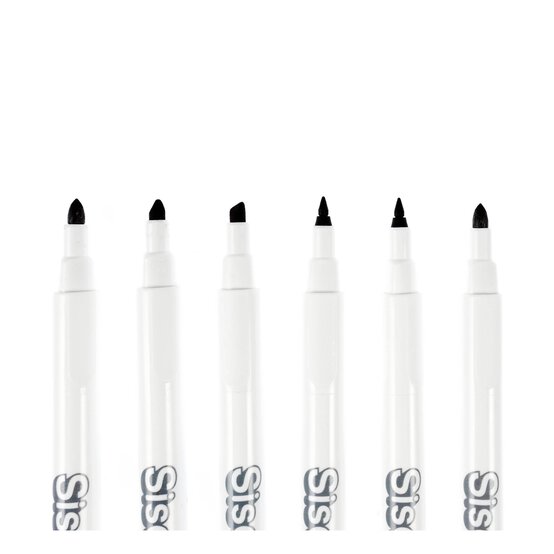 Siser Black Sublimation Markers 6 Pack image number 2