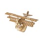 Rolife Bi-Plane 3D Wooden Puzzle Kit image number 2